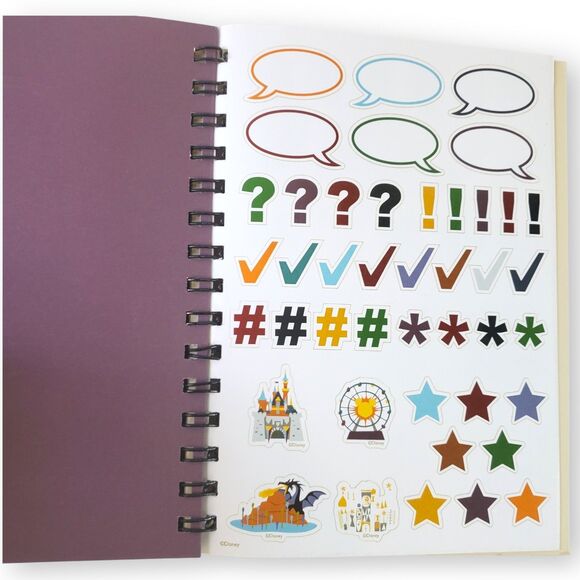 Disneyland Park Life Travel Journal 2020 Blank w/ Stickers Pandemic Era Rare - Picture 14 of 15